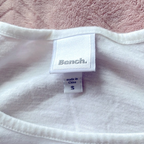 Bench small tank top, bench lettering in glittter pink - Picture 3 of 3